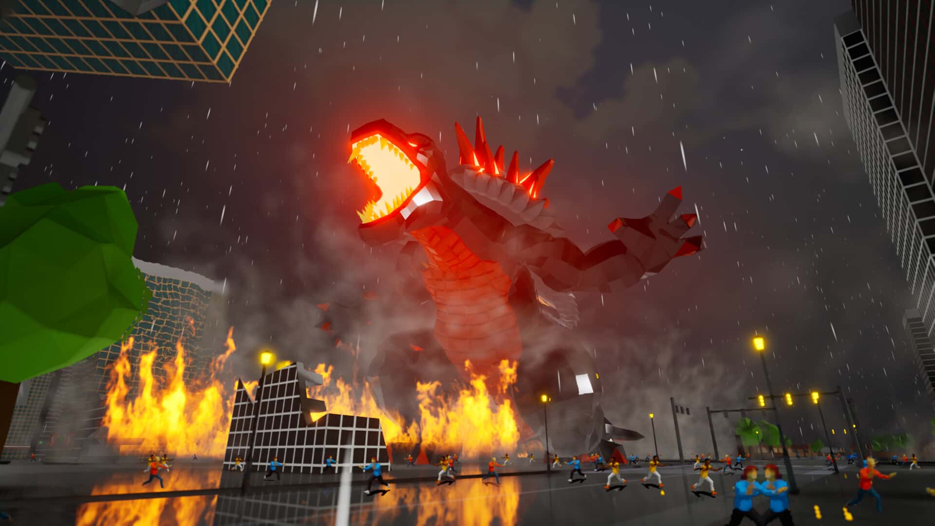 巨兽模拟器 Excidio The Kaiju Simulator 英文版游戏封面